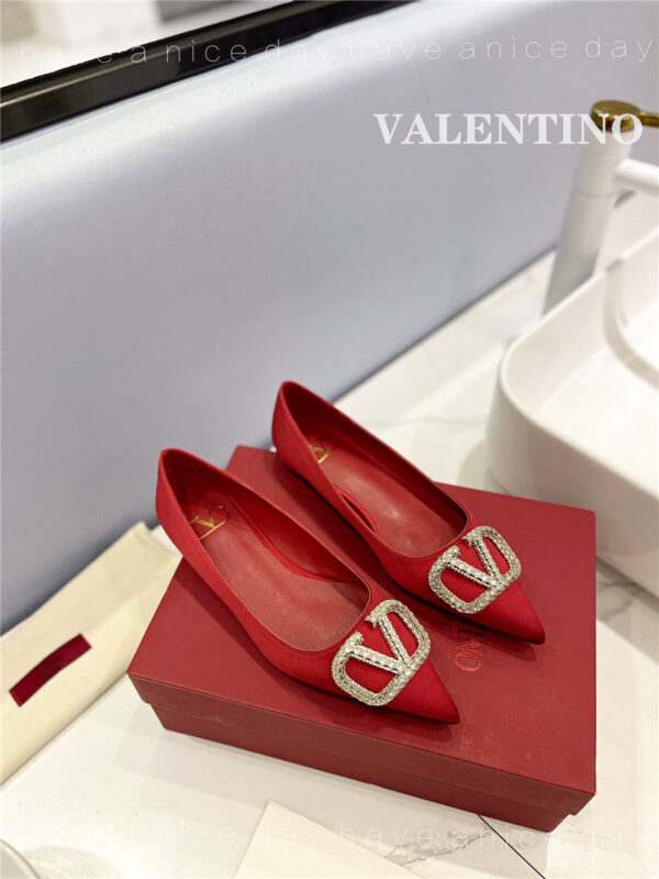 valentino silk shoes
