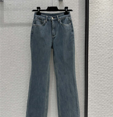 the row French slim straight jeans