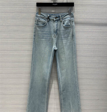 YSL bootcut floor-length jeans