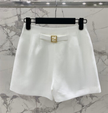 YSL new acetate linen shorts