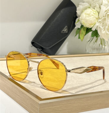 prada new round frame sunglasses
