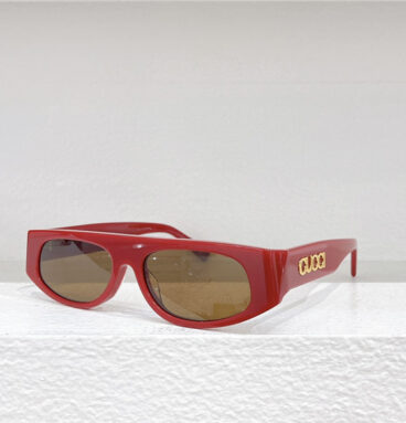 gucci new geometric frame sunglasses