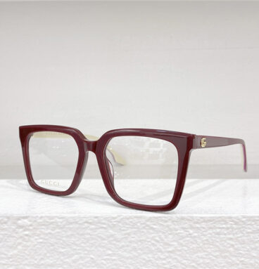 gucci fashionable square optical glasses frames