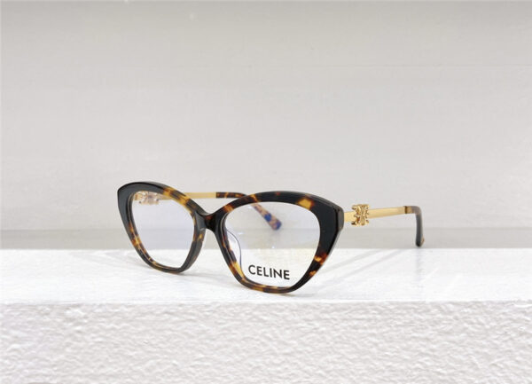 celine Arc de Triomphe cat eye plain frame glasses