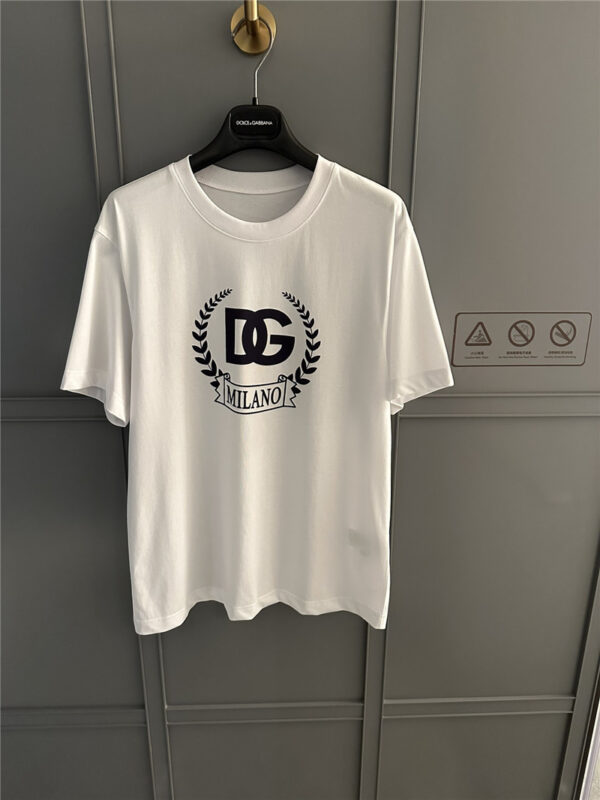 Dolce & Gabbana d&g logo printed T-shirt replica clothing