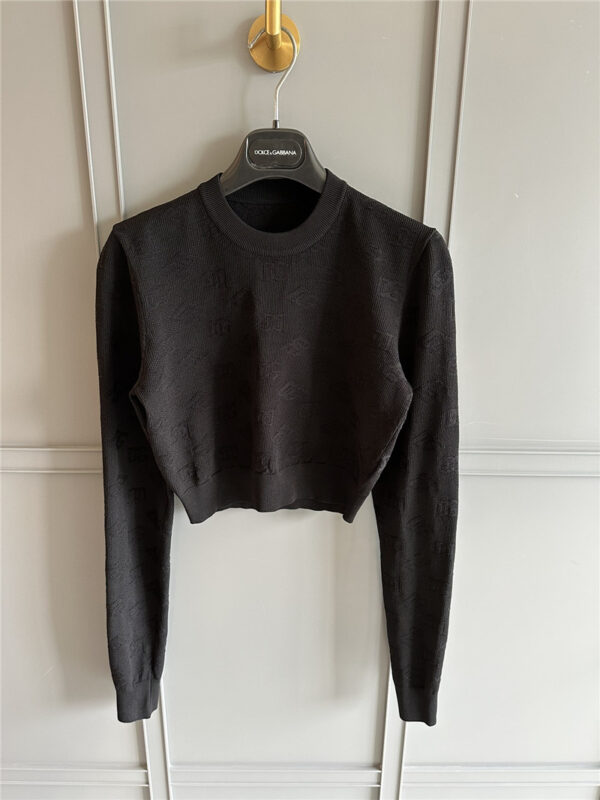 Dolce & Gabbana d&g jacquard sweater replica d&g clothing