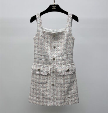 chanel sequined tweed dress replica clothing sites