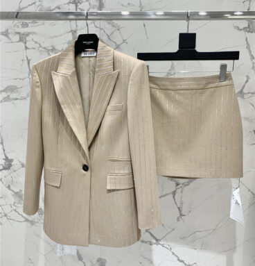 ysl wool perm suit replica d&g clothing