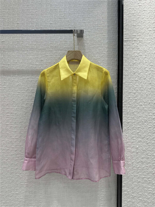 zimm gradient tie-dye craft shirt replica designer clothes