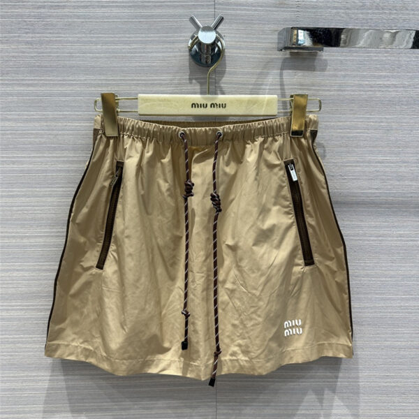 miumiu silk sports style short skirt replica designer clothes