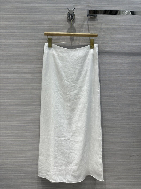 the row cotton and linen long skirt cheap replica designer clothes