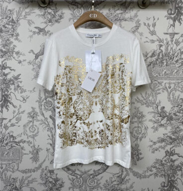 dior new butterfly series T-shirt replica d&g clothing