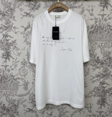 YSL new Right Bank co-branded T-shirt replica d&g clothing