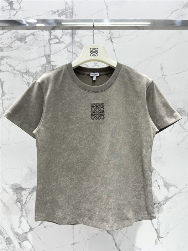 loewe embroidered slim fit T-shirt replica d&g clothing