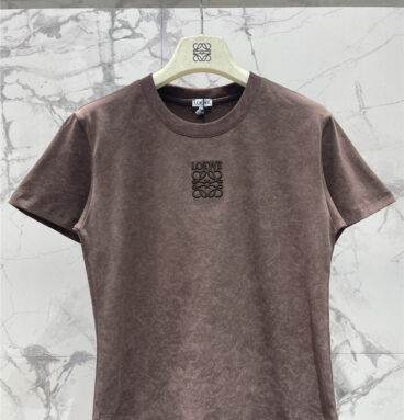 loewe embroidered slim fit T-shirt replica clothing sites