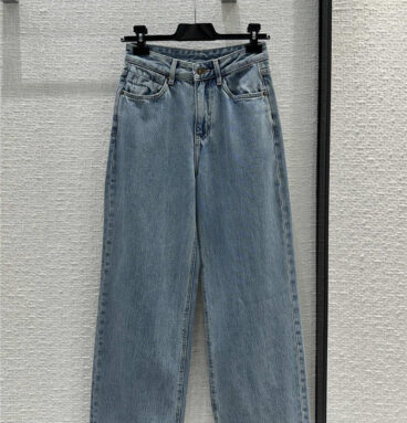 Balenciaga straight wide leg jeans replica d&g clothing