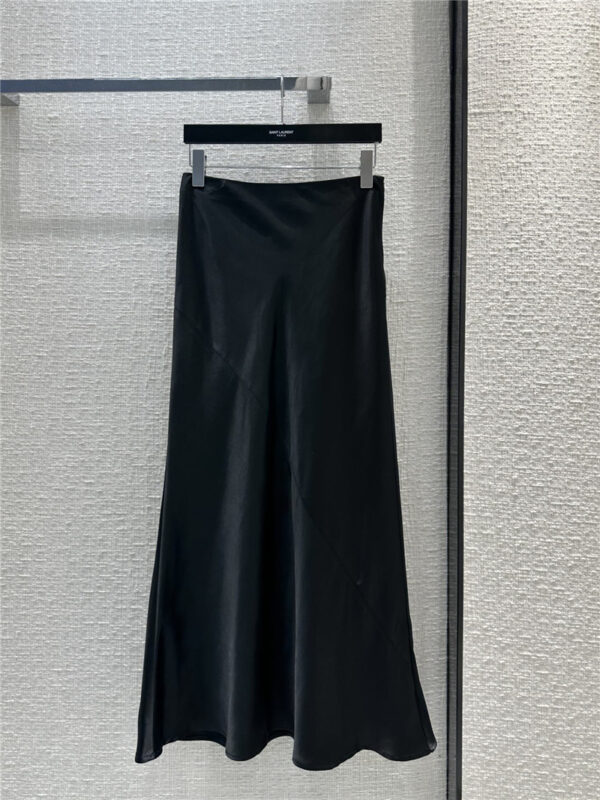 YSL acetate long skirt replica designer clothing websites