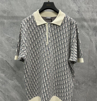 dior jacquard polo shirt replica d&g clothing