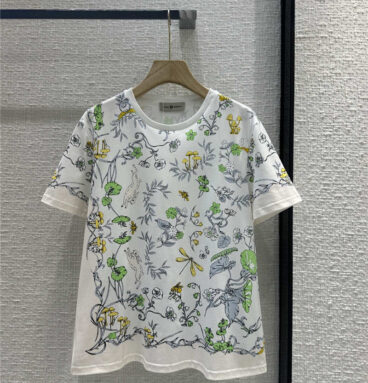 Chloé printed short sleeve T-shirt replica designer clothing websites