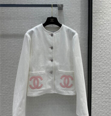 chanel double C embroidered pocket jacket replica clothes