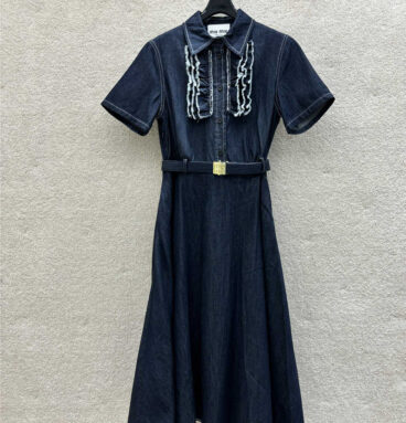 miumiu denim short dress replica d&g clothing