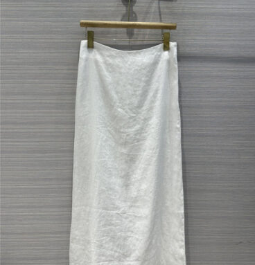 the row cotton and linen long skirt replica designer clothes