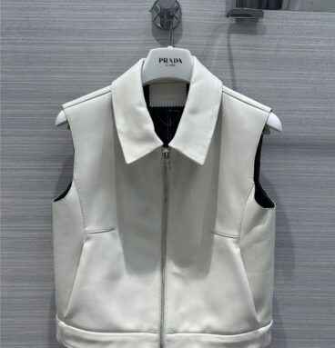 prada leather vest small jacket replica d&g clothing