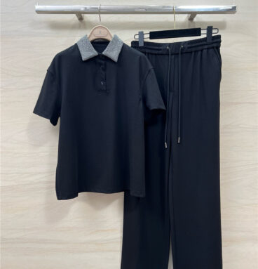 BC short-sleeved top + casual trousers set replica clothing sites