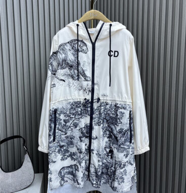 dior zipper printed sun protection jacket replicas clothes