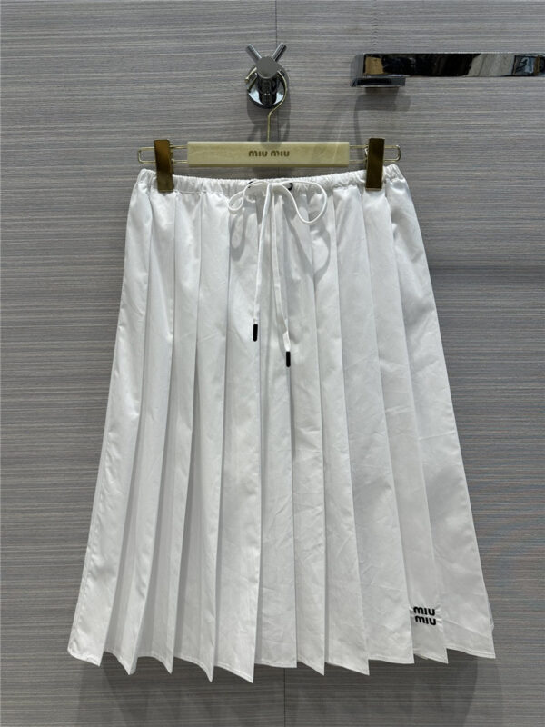 miumiu mid-length pleated skirt replica clothing