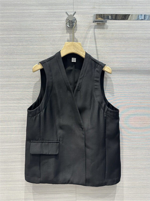 TOTEME elastic waist suit large vest cheap replica designer clothes