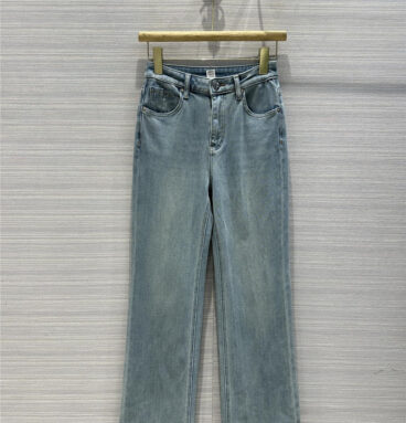 TOTEME wide leg straight jeans replicas clothes