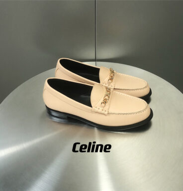 celine Arc de Triomphe buckle loafers replica shoes