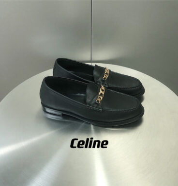 celine Arc de Triomphe buckle loafers replica shoes