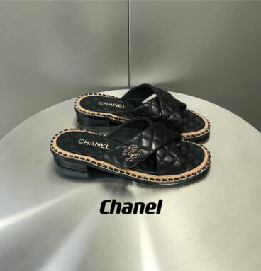 chanel chain slippers replica designer shoes