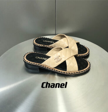 chanel chain slippers replica designer shoes