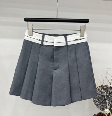miumiu classic pleated shorts replica designer clothing websites