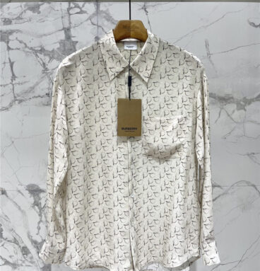 Burberry twill silk shirt cheap replica designer clothes