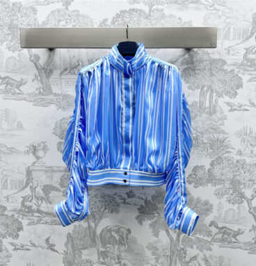 louis vuitton LV bat sleeve striped shirt replica clothing sites