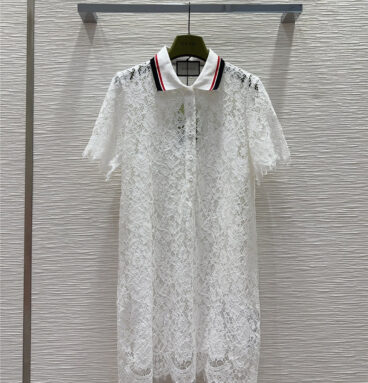 gucci lace water-soluble flower cutout dress replicas clothes