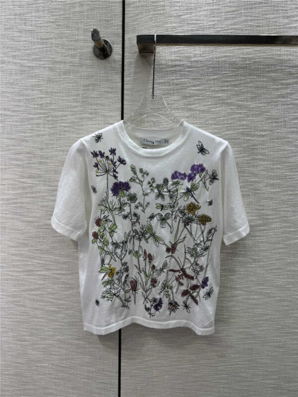 dior knitted short sleeve replica clothing sites