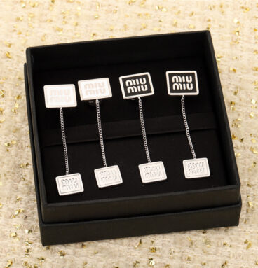 miumiu square earrings