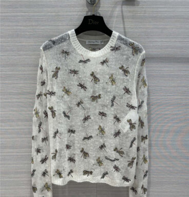 dior mohair embroidered sweater replica d&g clothing