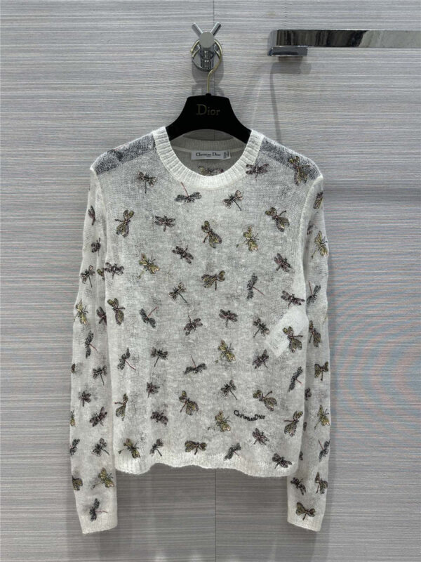 dior mohair embroidered sweater replica d&g clothing