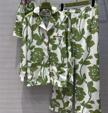 gucci pajama style suit cheap replica designer clothes