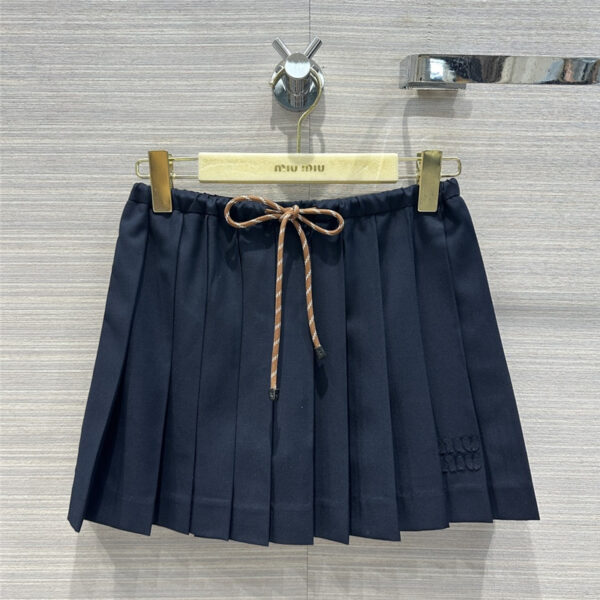 miumiu girls short pleated skirt cheap replica designer clothes