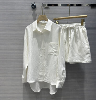 the row cotton and linen shirt suit replica d&g clothing