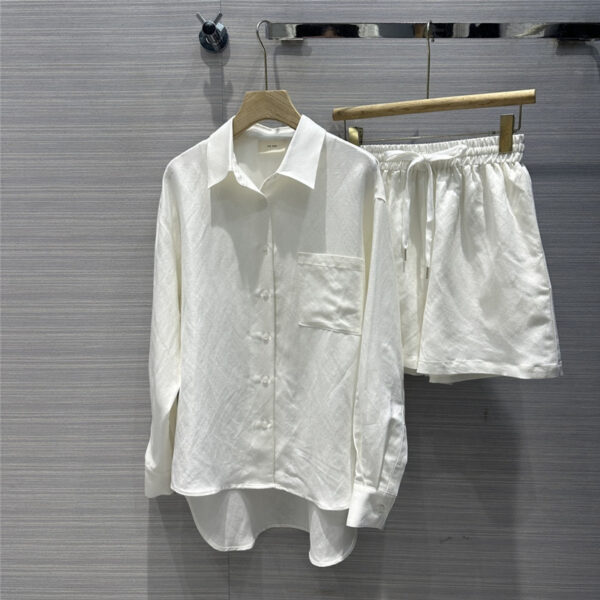 the row cotton and linen shirt suit replica d&g clothing