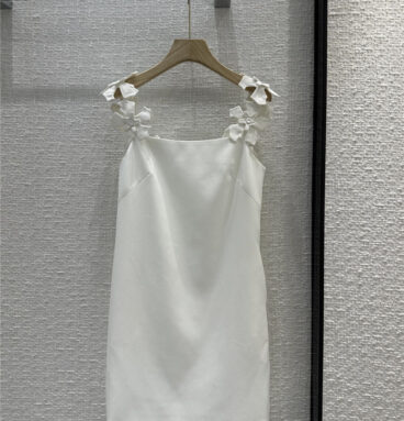 valentino three-dimensional floral suspender dress replica clothing