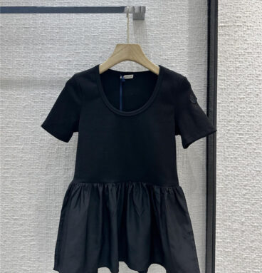 moncler waist-cinching cotton top replica designer clothes